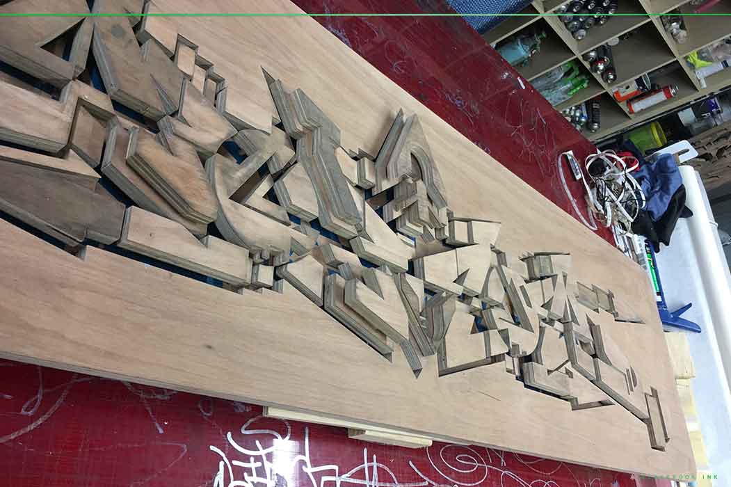 graffiti sculpture