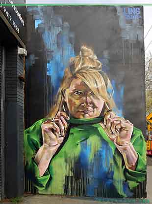 Street Artist Ling from Melbourne